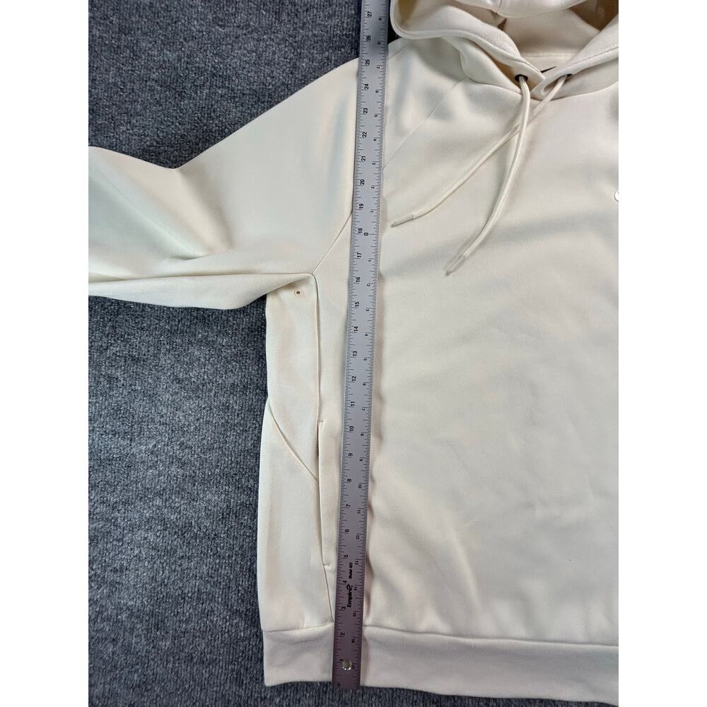 Nike Dri-FIT Pullover Hoodie Women's S Ivory Cream Athletic Training Sweatshirt - Picture 6 of 7